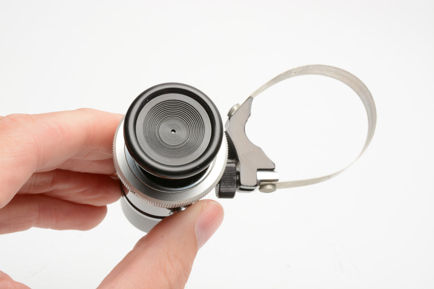 Optical viewfinder w/Focusing and Zooming w/collar, Clean and clear