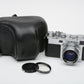 Nikon S2 Chrome Nippon Kogaku Rangefinder Camera w/5cm f1.4 Lens, case, tested