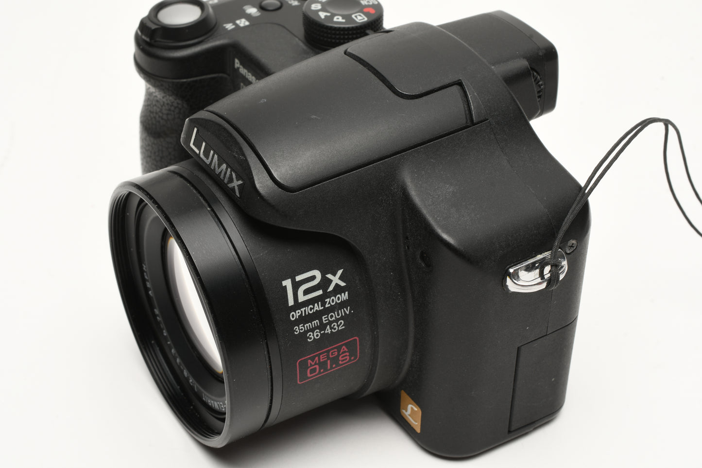 Panasonic Lumix DMC-FZ7 6MP Digital Point&Shoot Camera, case, adapter, hood