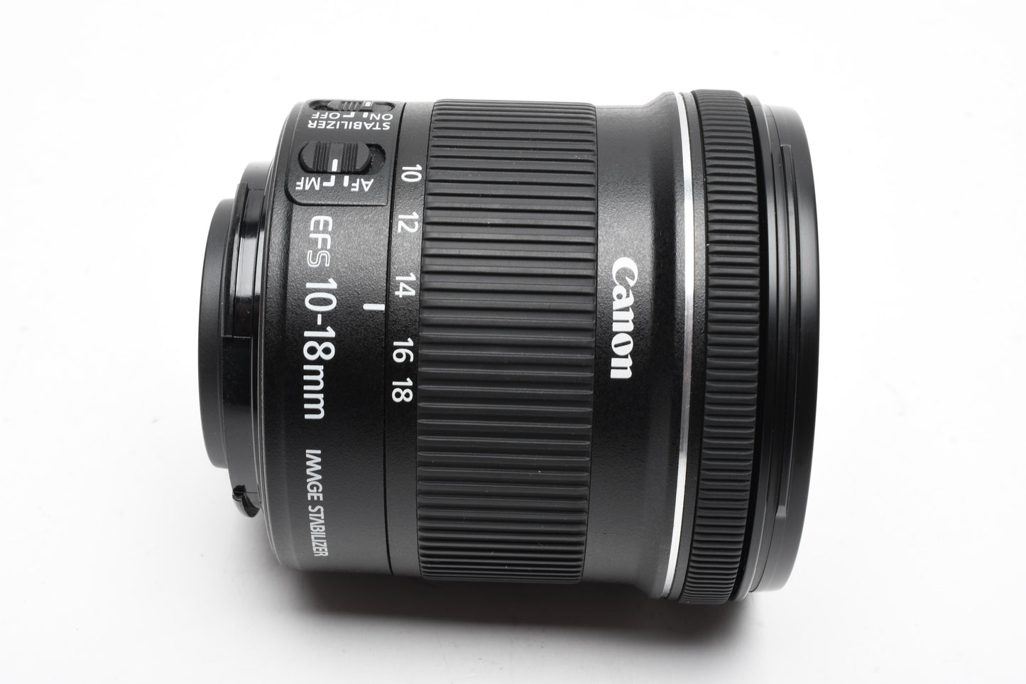 Canon EFS 10-18mm f4.5-5.6 IS STM Zoom Lens, w/Caps, Mint-