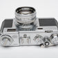 Nikon S2 Chrome Nippon Kogaku Rangefinder Camera w/5cm f1.4 Lens, case, tested