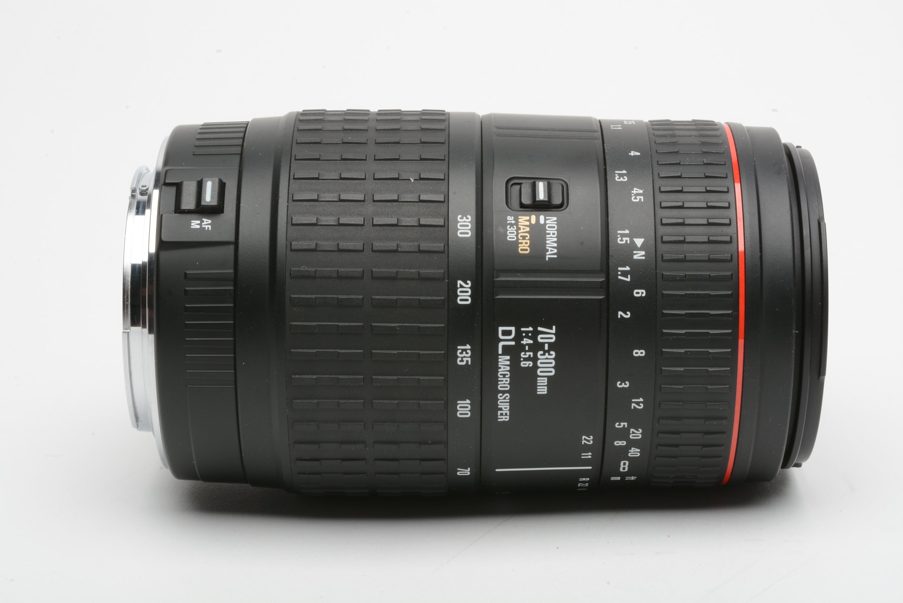 Sigma AF 70-300mm f4-5.6 DL Macro Super lens, Canon EF Mount, +