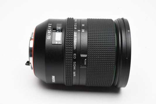 Pentax HD D-FA 24-70mm F2.8 SDM WR ED Lens, Hood, Box, *Read