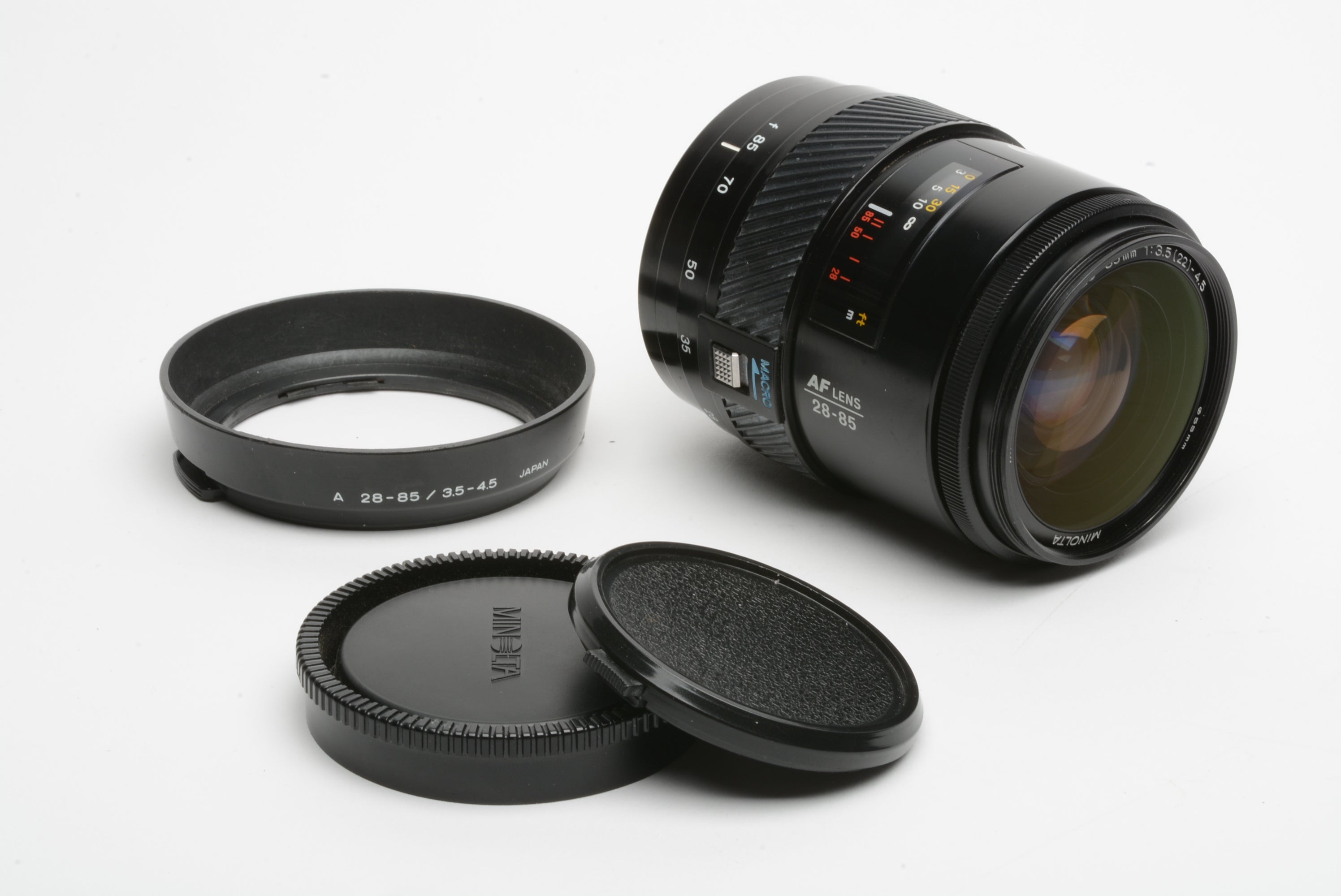 Minolta Maxxum AF 28-85mm f3.5-4.5 zoom lens