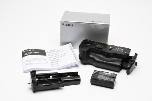 Pentax D-BG6 Battery Grip for K-1 DSLR Cameras +AA Tray and Lithium Battery!
