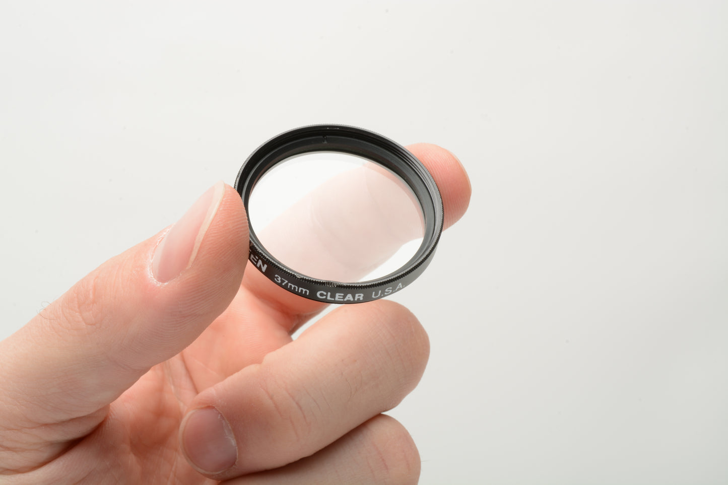 Set of Tiffen 37mm Clear Filter and 37mm Circular Polarizer Filter w/ Pouch