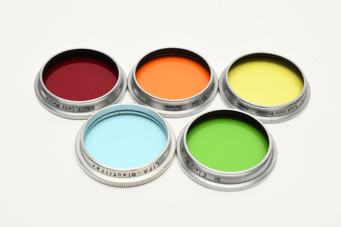 5X Leica filters for 5cm Summitar f2, Nice and clean