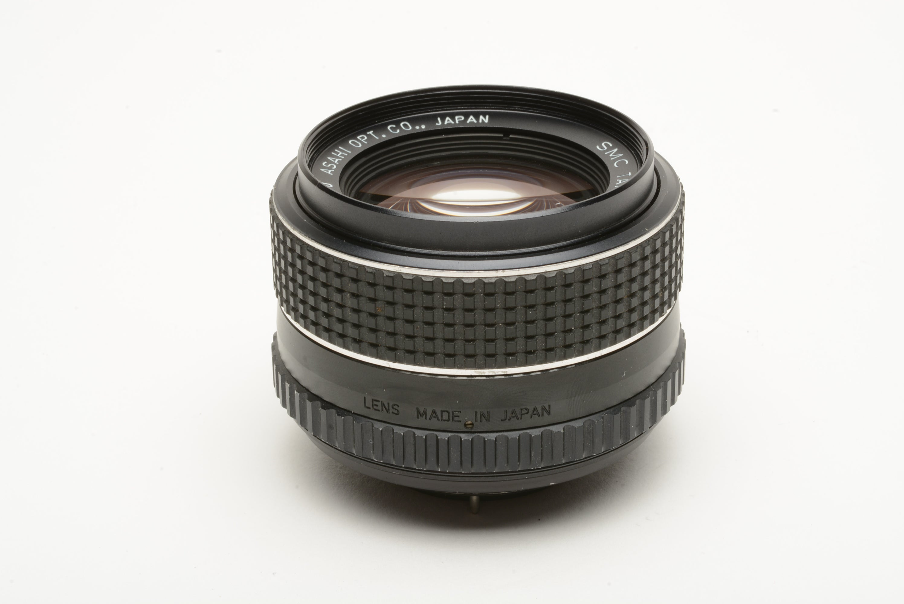 Pentax SMC Takumar 50mm f/1.4 Lens w/rubber hood, caps, nice 