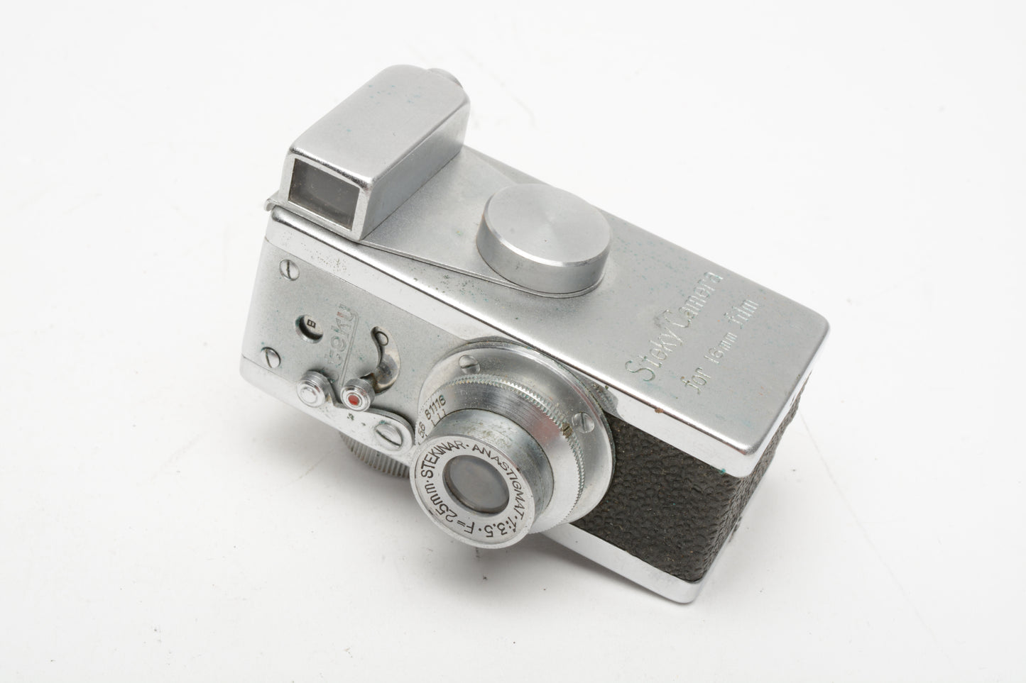 Steky 16mm camera in case, Nice and clean, works!  Vintage