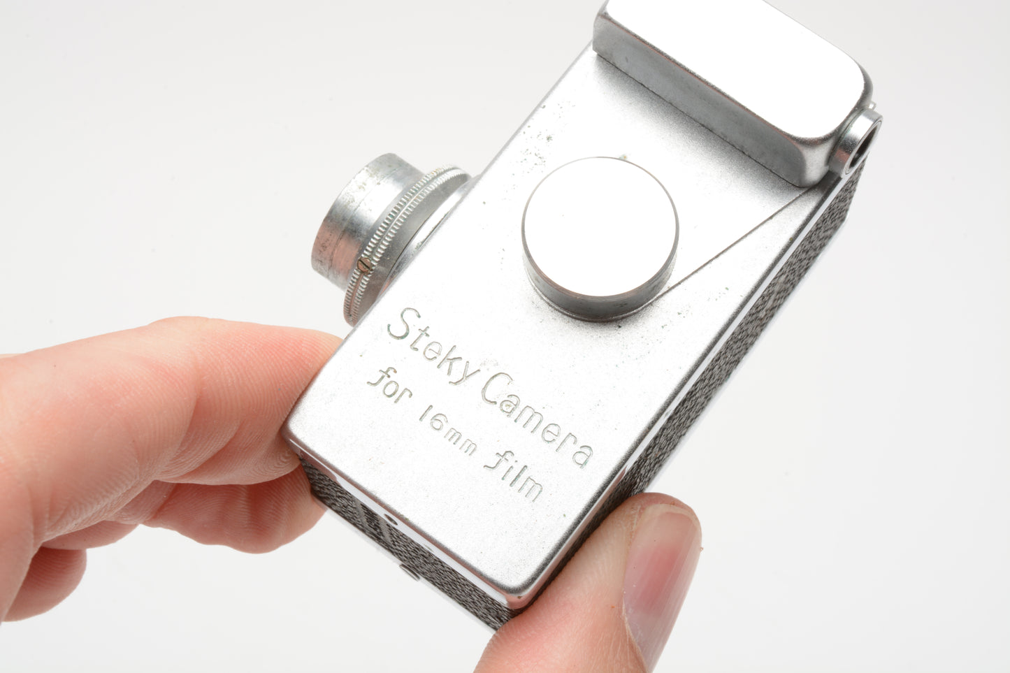 Steky 16mm camera in case, Nice and clean, works!  Vintage