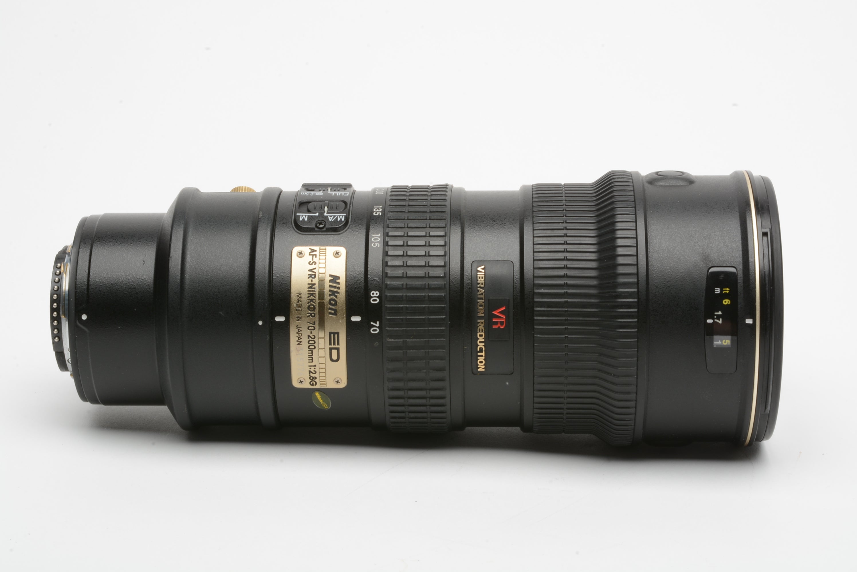 AF-S VR Zoom-Nikkor ED 70-200mm F2.8G-