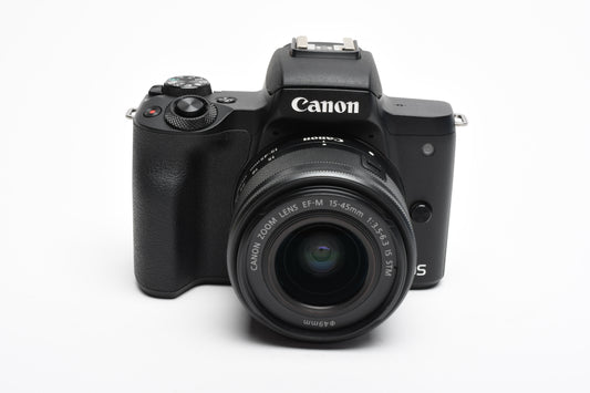 Canon EOS M50 Mirrorless Camera with 15-45mm Lens (Black) <1000 Acts!
