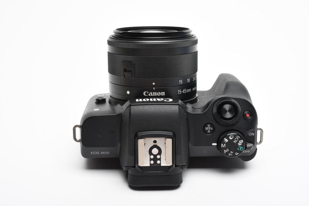 Canon EOS M50 Mirrorless Camera with 15-45mm Lens (Black) <1000 Acts!