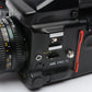 Mamiya 645 Pro TL w/80mm f2.8N lens, 120 back, Grip, cap, nice!