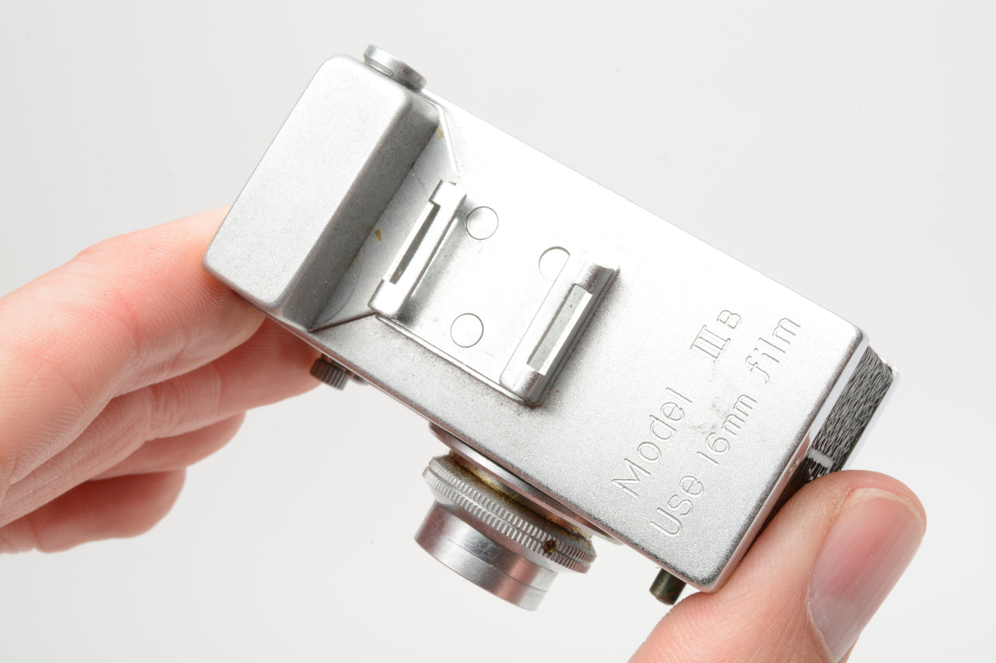 Steky IIIb 16mm camera in case and box, Nice and clean, works!  Vintage