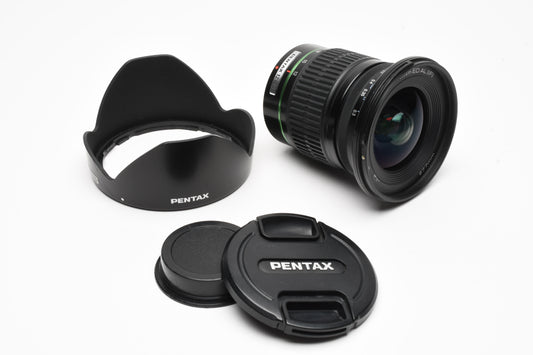 Pentax SMC DA 12-24mm F4 ED AL AL IF Lens, Hood, Good