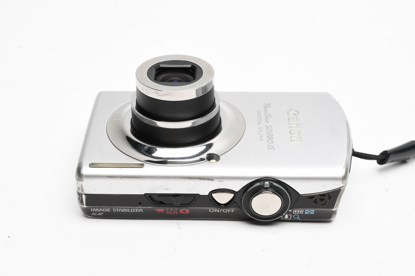 Canon SD880 IS Digital Point&Shoot 10MP bundle, 2X batts, Great!