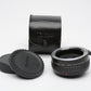 Vivitar MC 2X-22 Teleconverter for Pentax PK mount, caps + case