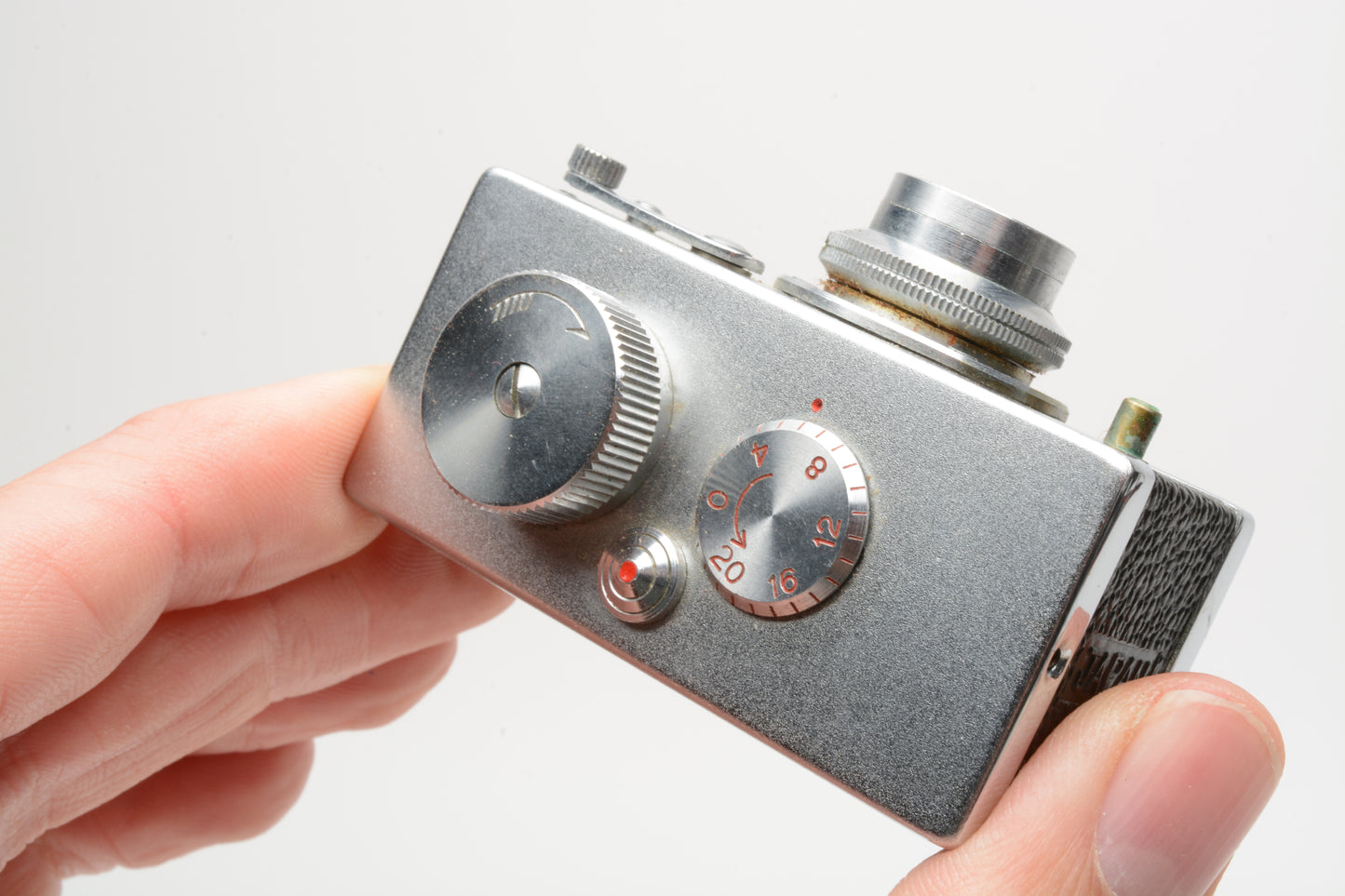 Steky IIIb 16mm camera in case and box, Nice and clean, works!  Vintage