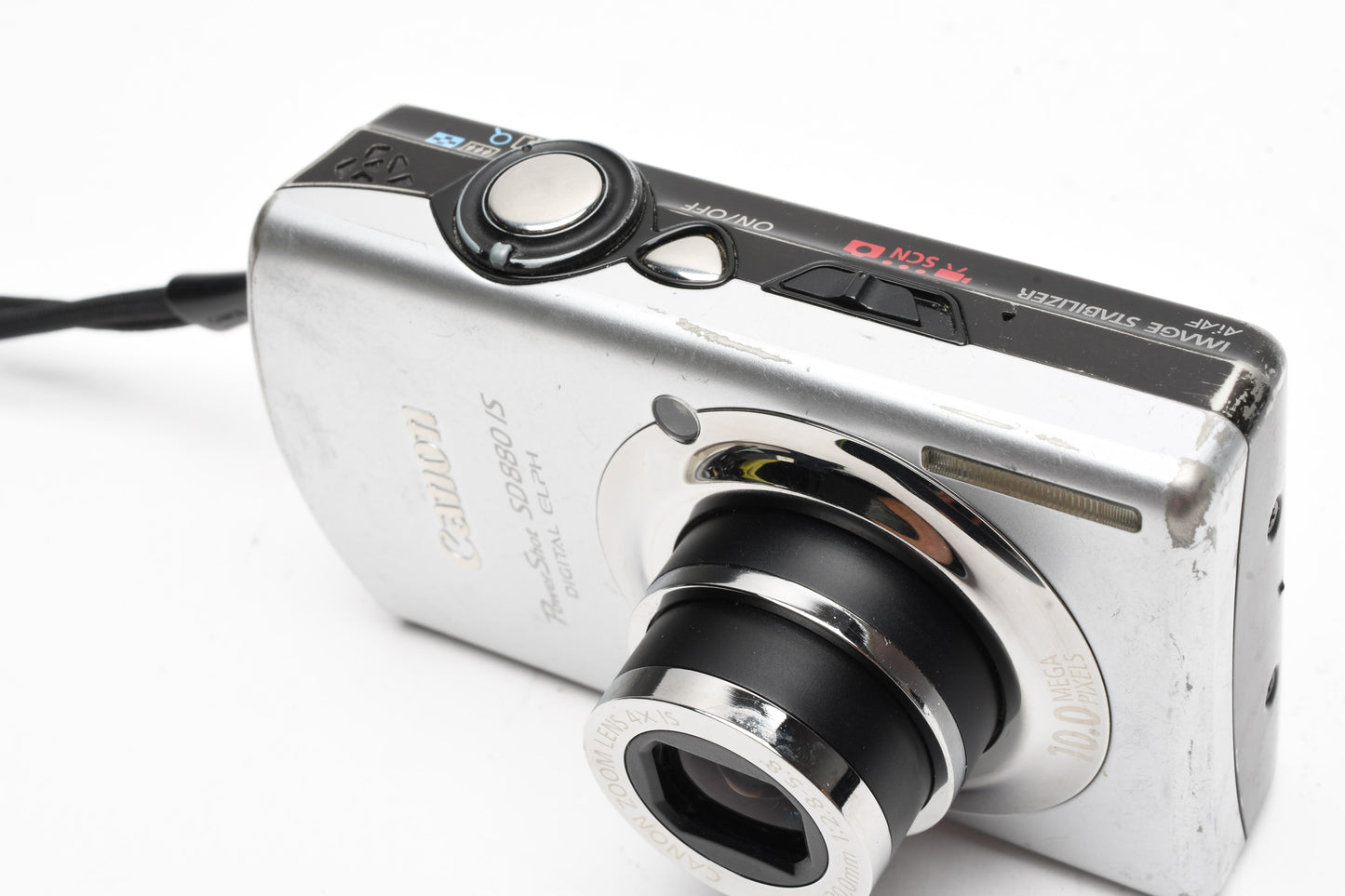 Canon SD880 IS Digital Point&Shoot 10MP bundle, 2X batts, Great!