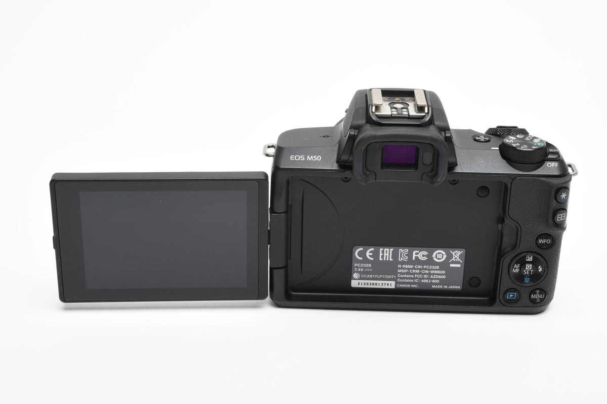 Canon EOS M50 Mirrorless Camera with 15-45mm Lens (Black) <1000 Acts!