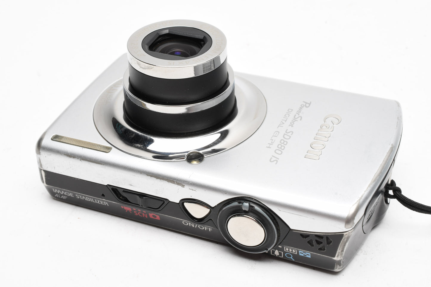 Canon SD880 IS Digital Point&Shoot 10MP bundle, 2X batts, Great!