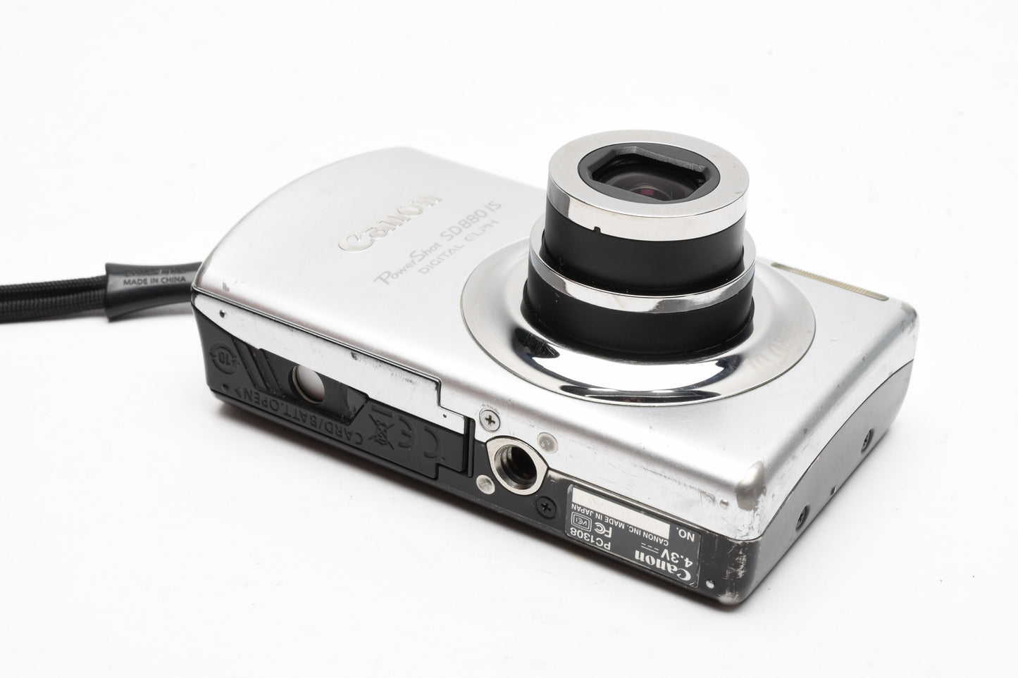 Canon SD880 IS Digital Point&Shoot 10MP bundle, 2X batts, Great!