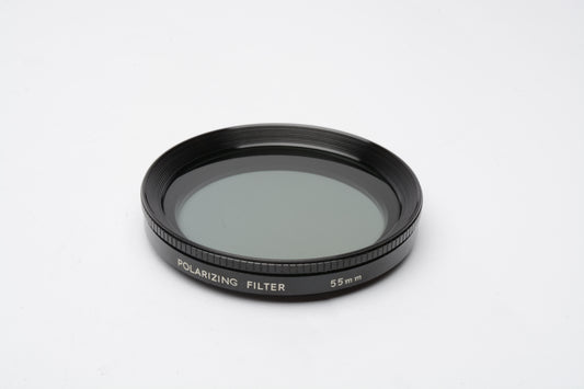 Minolta 55mm Polarizing filter, genuine, very clean