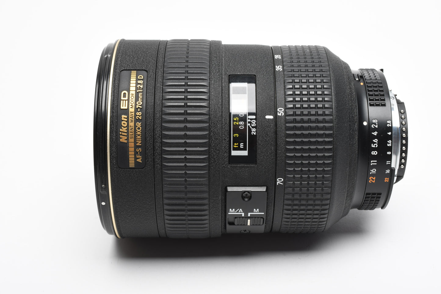 Nikon AF-S Nikkor 28-70mm f2.8D IF ED SWM zoom, Case, MF ONLY, Sharp! *Read