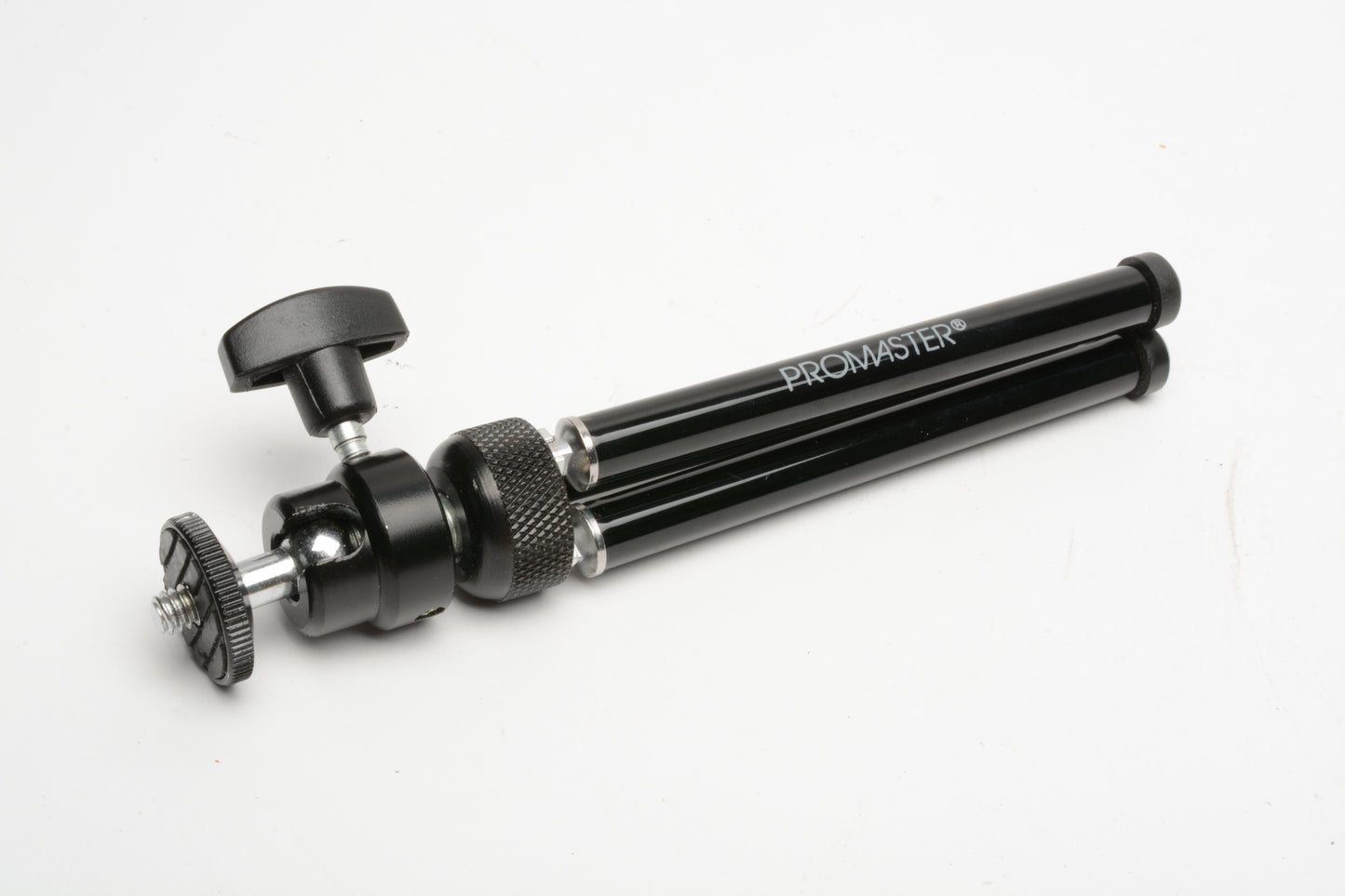 Promaster table tripod w/Ball head, 12" expanded 6" folded, Good quality