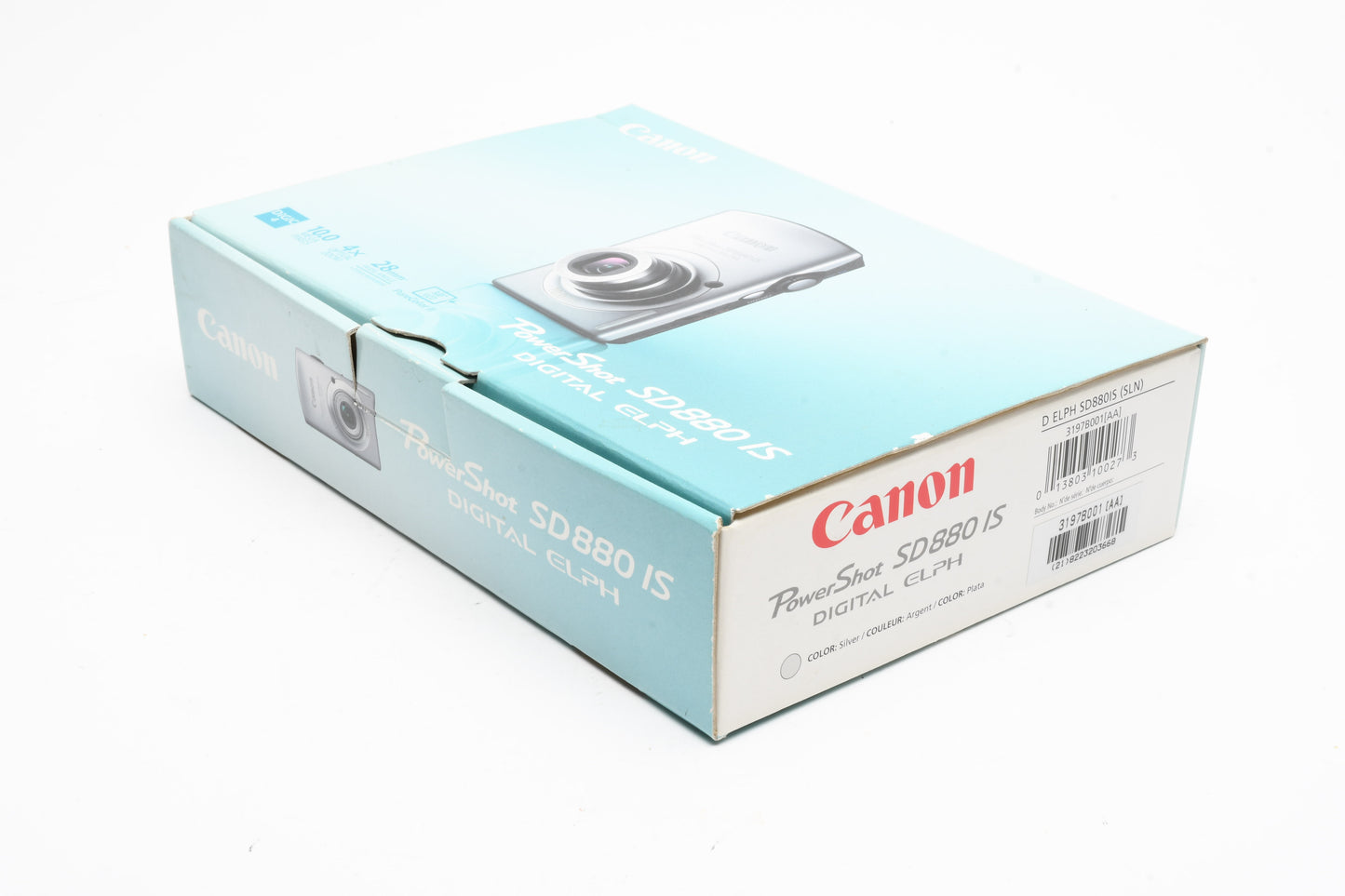 Canon SD880 IS Digital Point&Shoot 10MP bundle, 2X batts, Great!