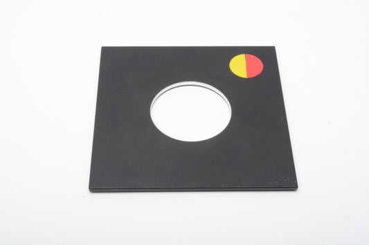 100mm square metal lens board w/42mm opening, Nice