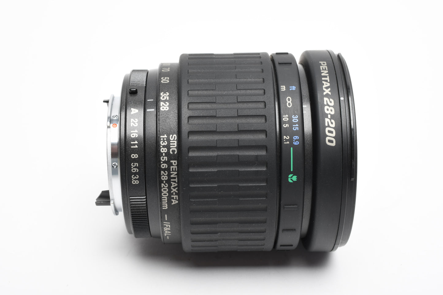 Pentax-FA SMC 28-200mm f3.8-5.6 IF AL telephoto zoom lens, caps+hood, Great!