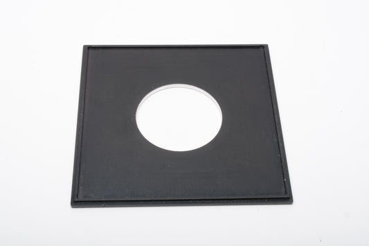 100mm square metal lens board w/42mm opening, Nice