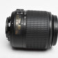 Nikon AF-S 55-200mm f4-5.6G ED DX VR, Caps, Hood, Mint-