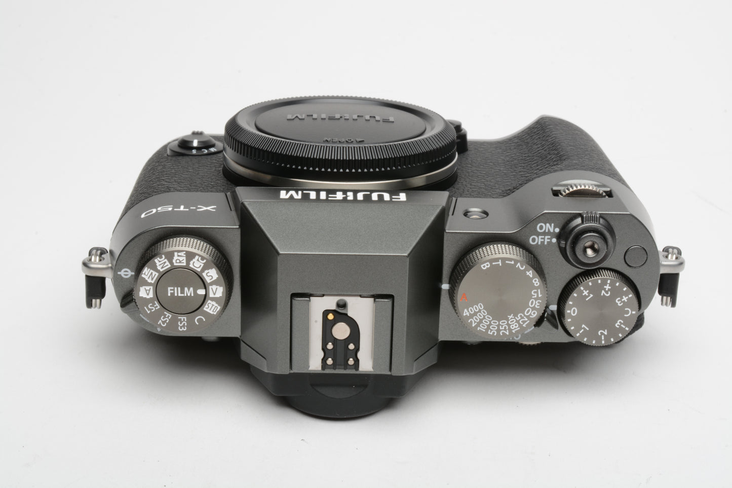 Fujifilm X-T50 Anthracite body, boxed, 2batts, Mint, Only 64 Acts!!