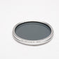 Sony 58mm Cir. Pola and Clear / UV filters in jewel cases & Pouch, Mint-