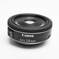 Canon EFS 24mm F2.8 STM Pancake macro lens, w/Caps, Mint