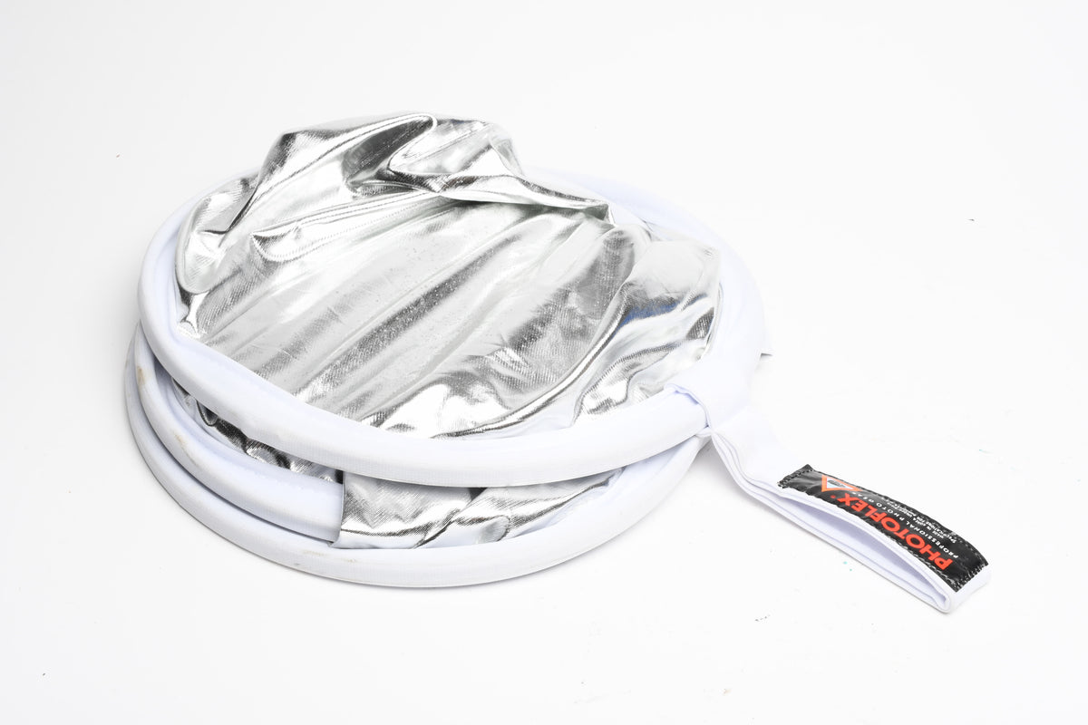 Photoflex LiteDisc White/Silver Collapsible Circular Reflector (32") DL1332WS