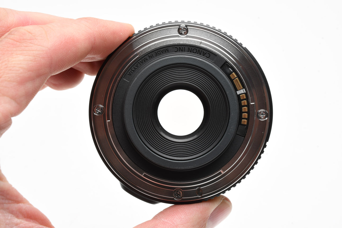 Canon EFS 24mm F2.8 STM Pancake macro lens, w/Caps, Mint
