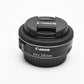 Canon EFS 24mm F2.8 STM Pancake macro lens, w/Caps, Mint