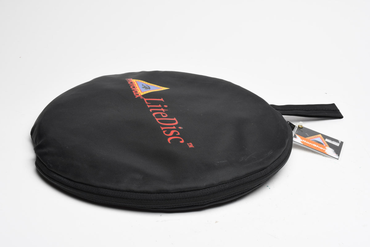 Photoflex LiteDisc White/Silver Collapsible Circular Reflector (32") DL1332WS