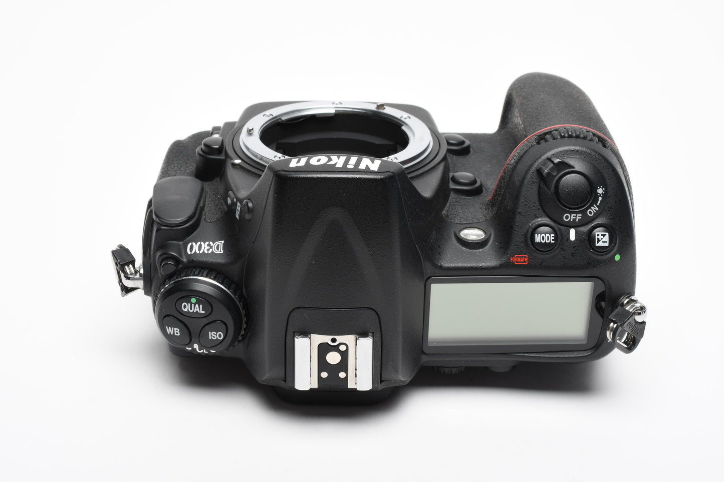Nikon D300 DSLR Body, 2X batts, charger 27,541 Acts, clean!