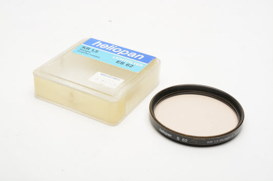 Heliopan S 62mm KR 1.5 Skylight-0 w/ jewel case - made in Germany