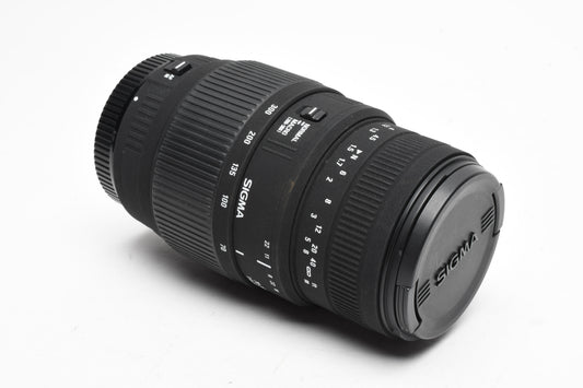 Sigma DG AF 70-300mm f4-5.6 Macro Tele Zoom Canon EF, Caps, Good!