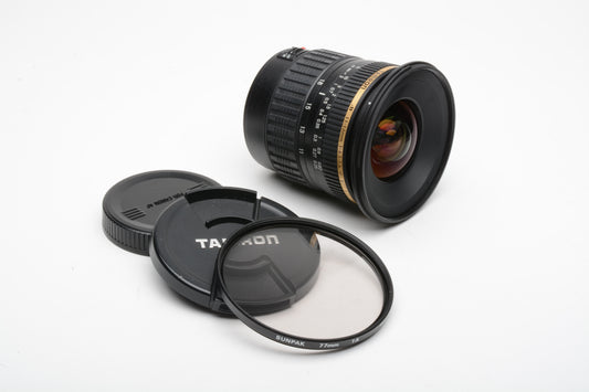 Tamron AF 11-18mm f4.5-5.6 Di-II LD Aspherical IF Lens For Canon, caps, +1A, Nice!