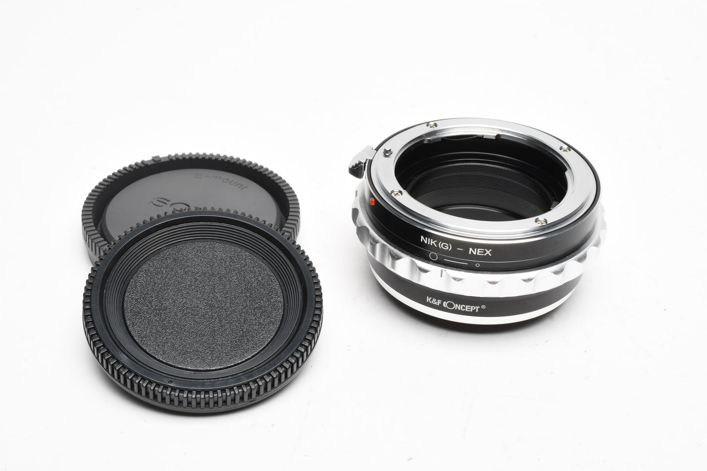 K&F Concept Nikon (G)-NEX Adapter to Nikon (G) Sony NEX / E Mount +Caps