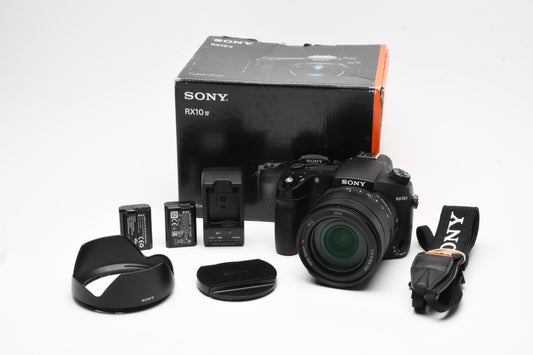 Sony RX10 IV Cybershot digital camera, Mint-, Boxed, USA (2 Batts)