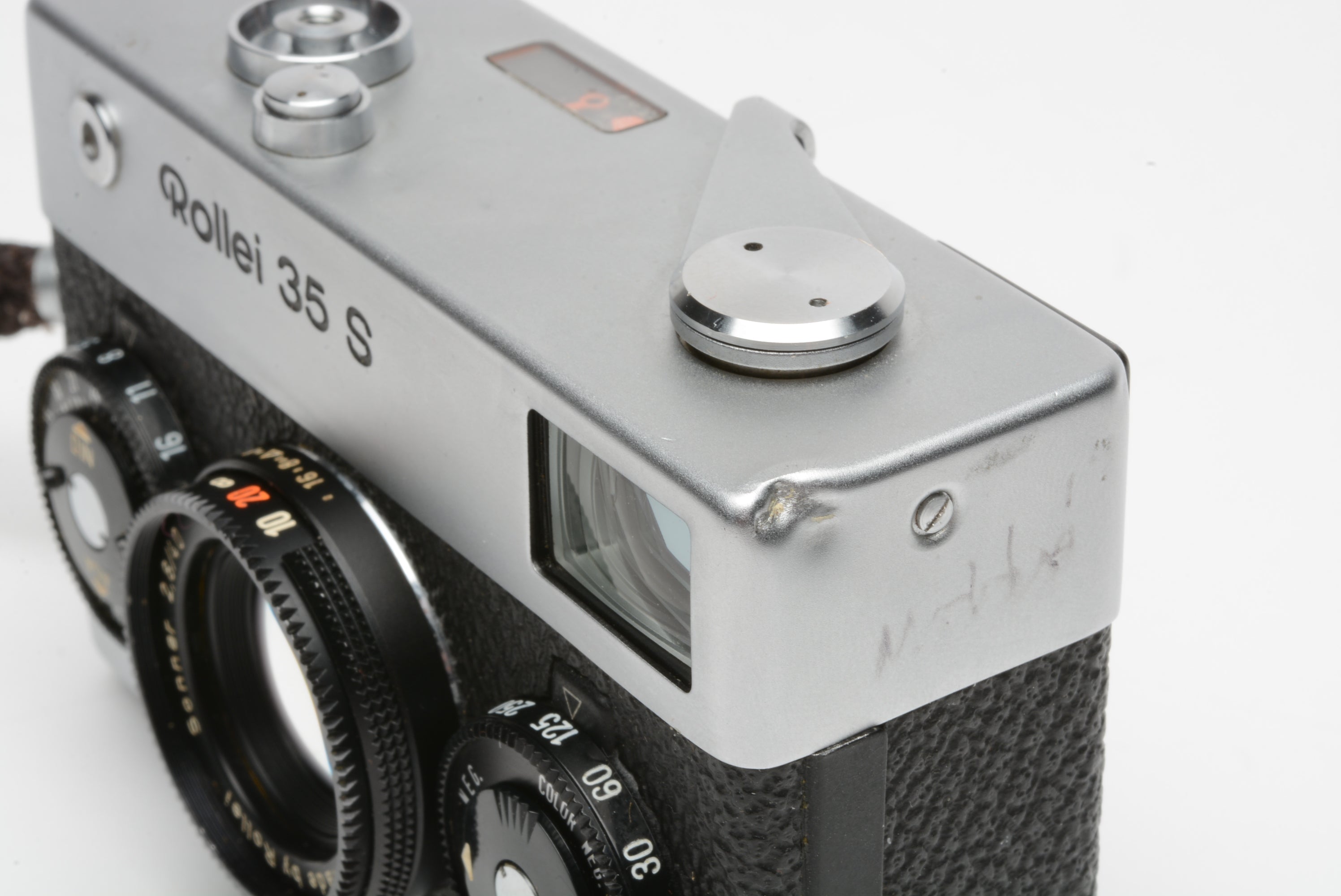 Rollei 35 S compact 35mm camera w/E15B flash, case, CLA'd, very