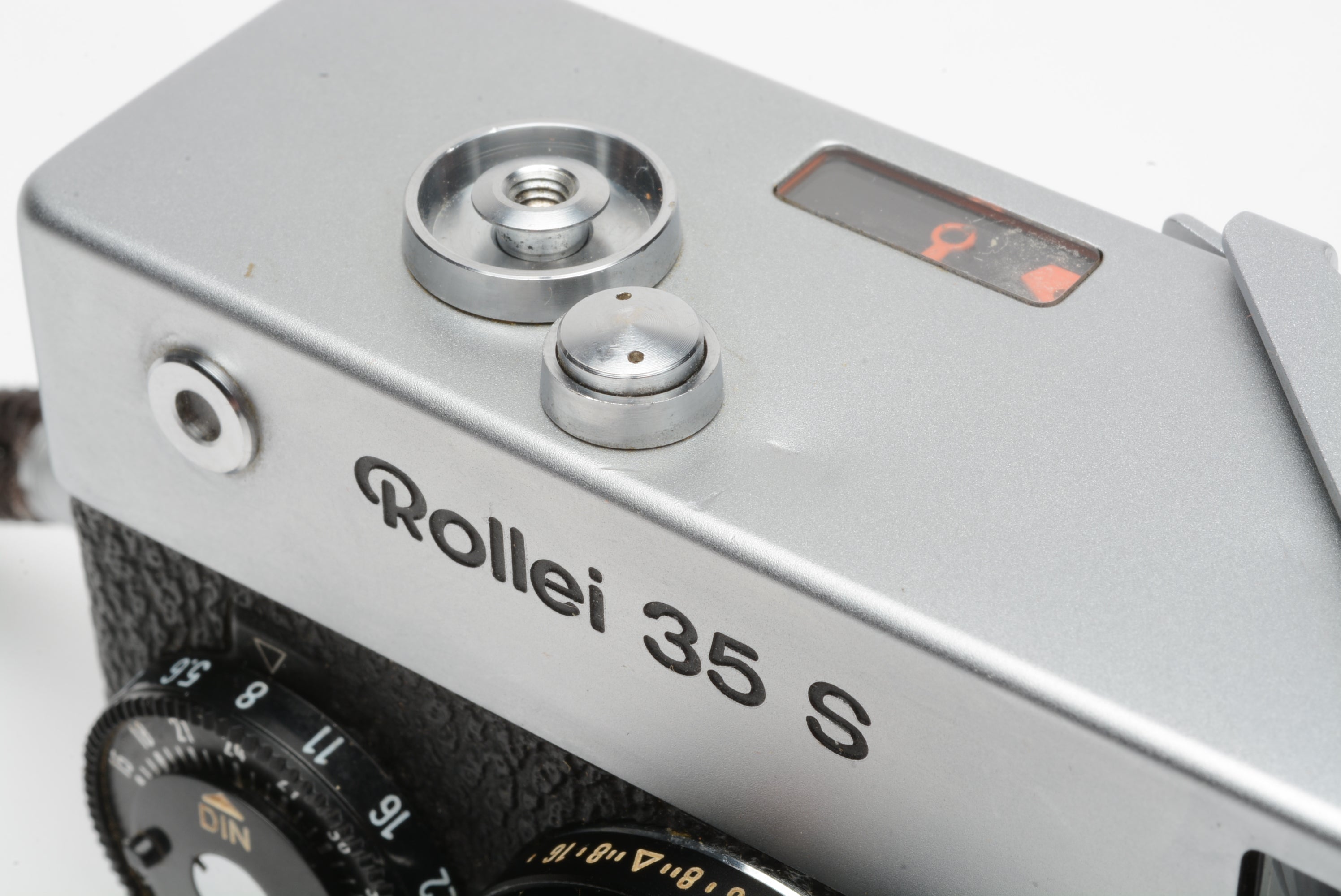 Rollei 35 S compact 35mm camera w/E15B flash, case, CLA'd, very